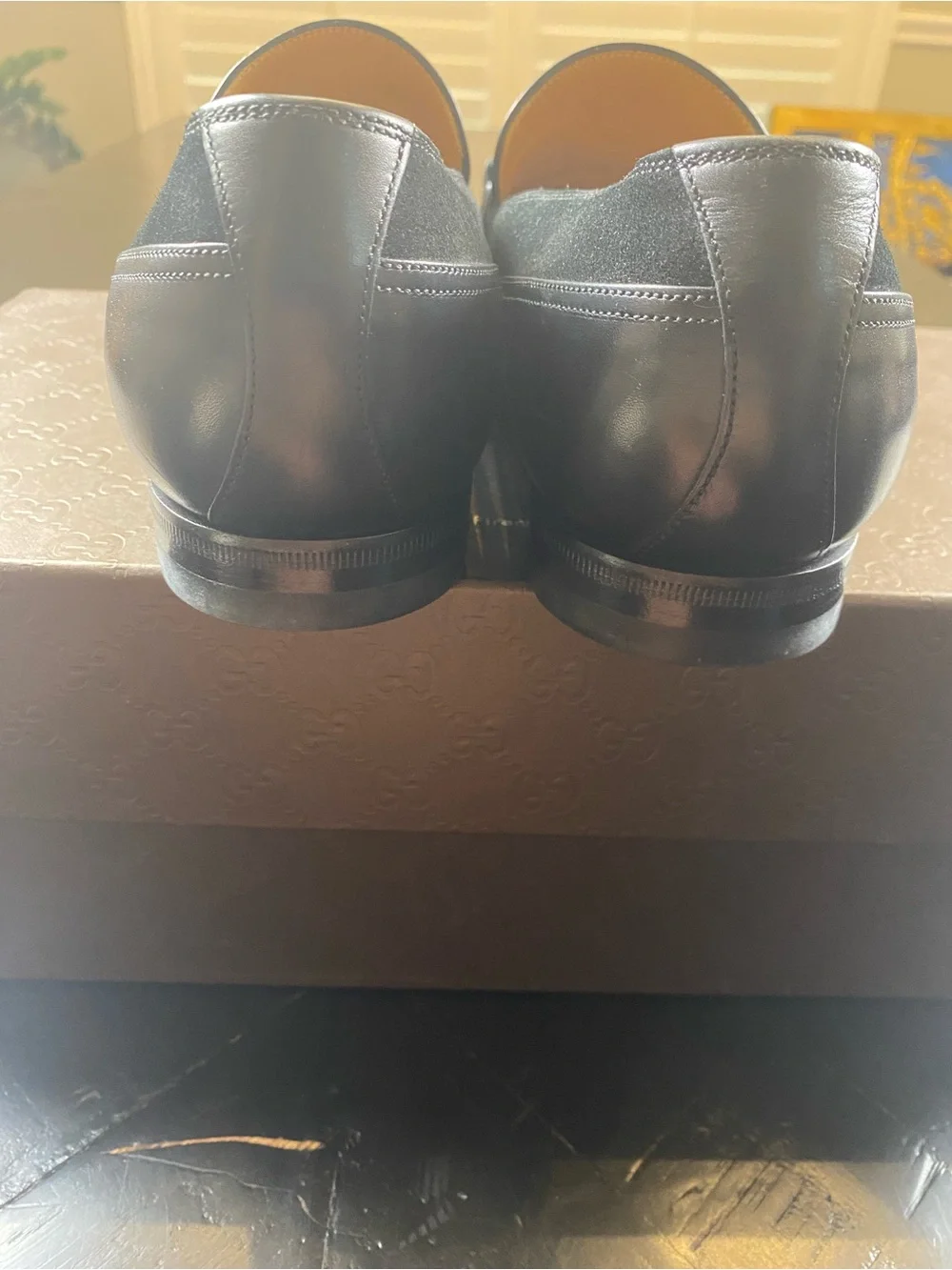 Gucci Black Leather Bit Loafers for Men